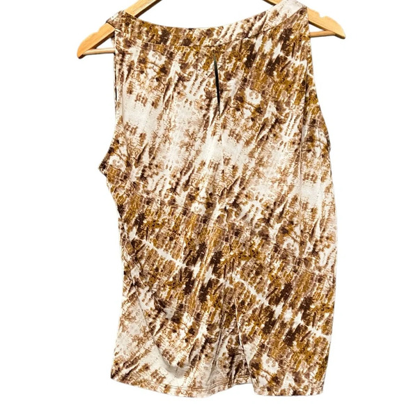 Jones New York brown and whote NWOT, size Medium (m) sleeveless top - Picture 2 of 4